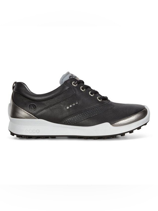 Ecco Shoes - Ecco Biom Hybrid Shoes Womens 9-9.5 40 Black Yak Leather Golf Spikeless Comfort